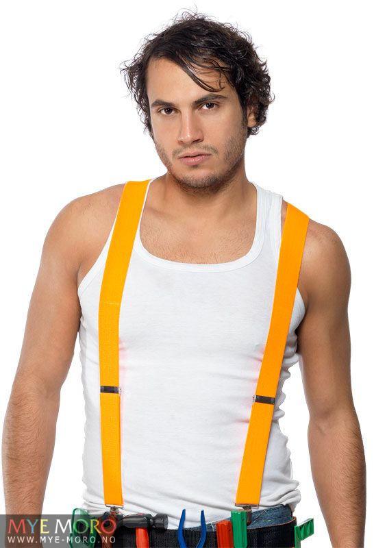 Bukseseler 80 tallet NEON ORANGE