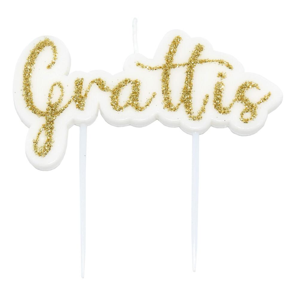 Toothpick Candle - Grattis