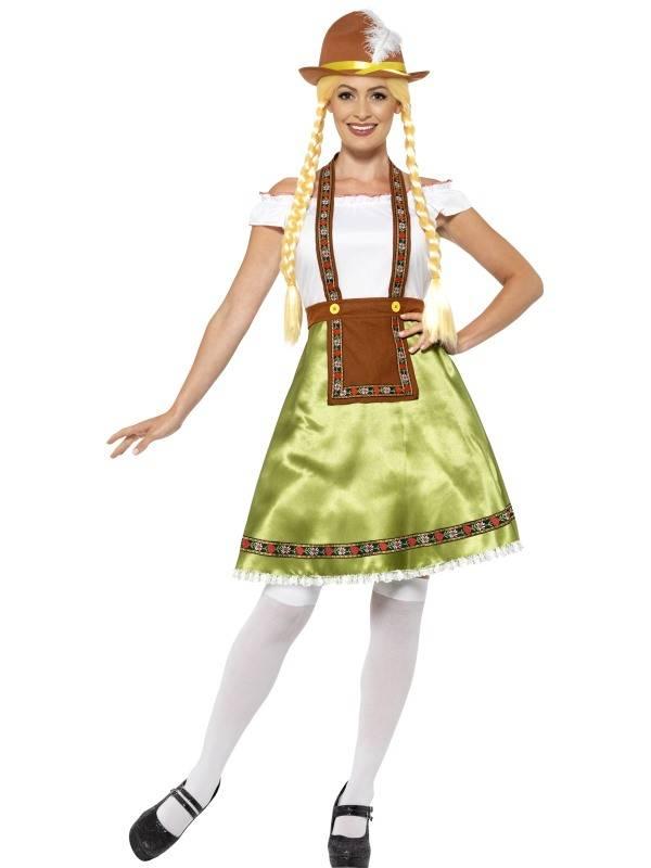 Bavarian Maid Costume Green