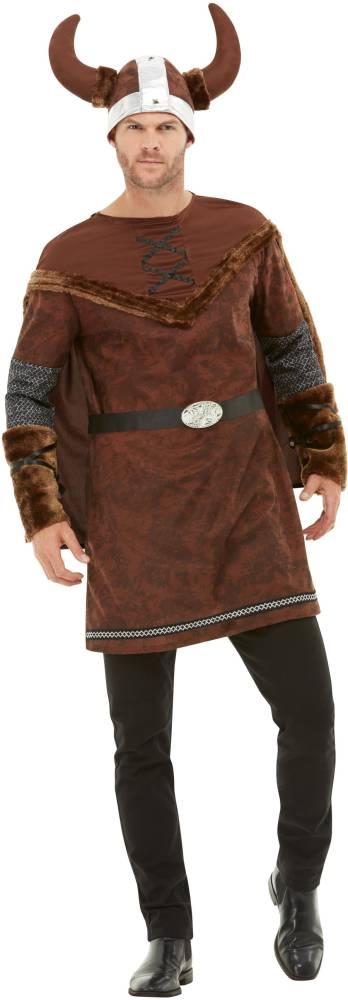 Viking Barbarian Kostyme Brown