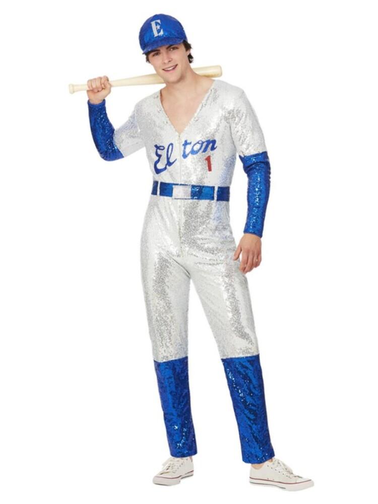 Elton John Official Baseball Paljettkostyme