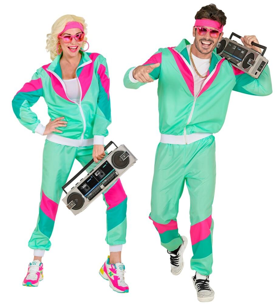 1980`s Grilldress Pastell Grønn Rosa Unisex