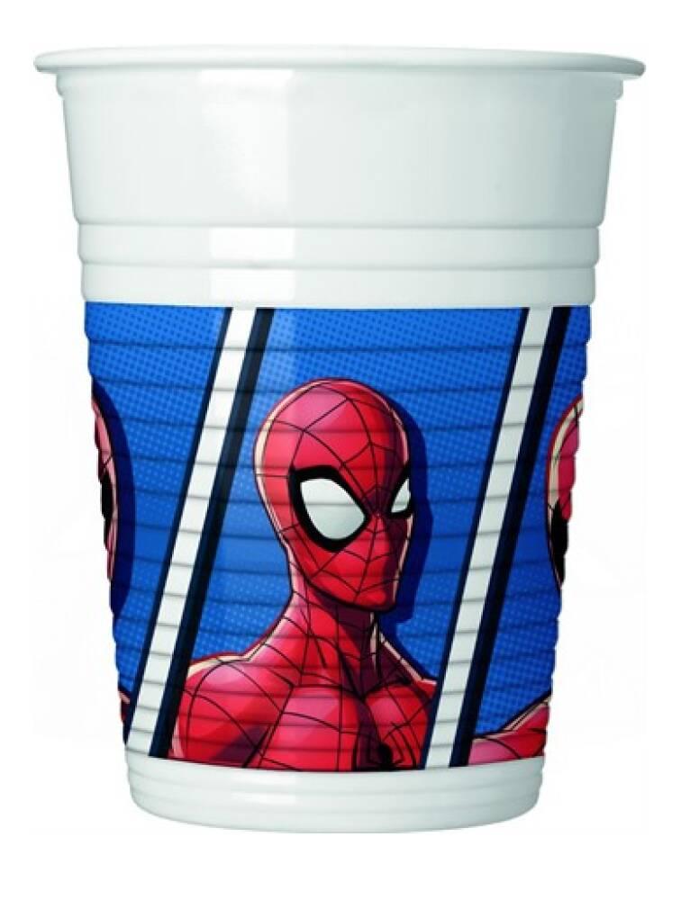 Spiderman Engangskopp 8 pk papp