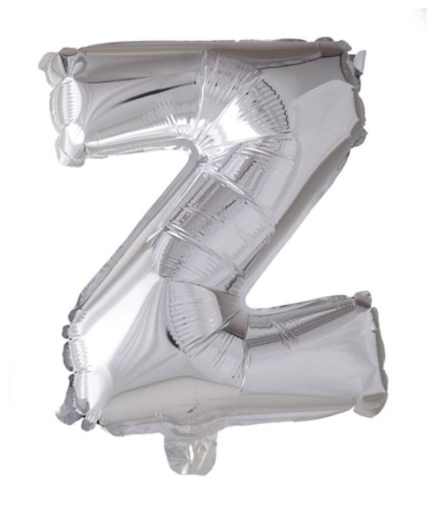 Bokstavballong Sølv Folie ca 41cm Z