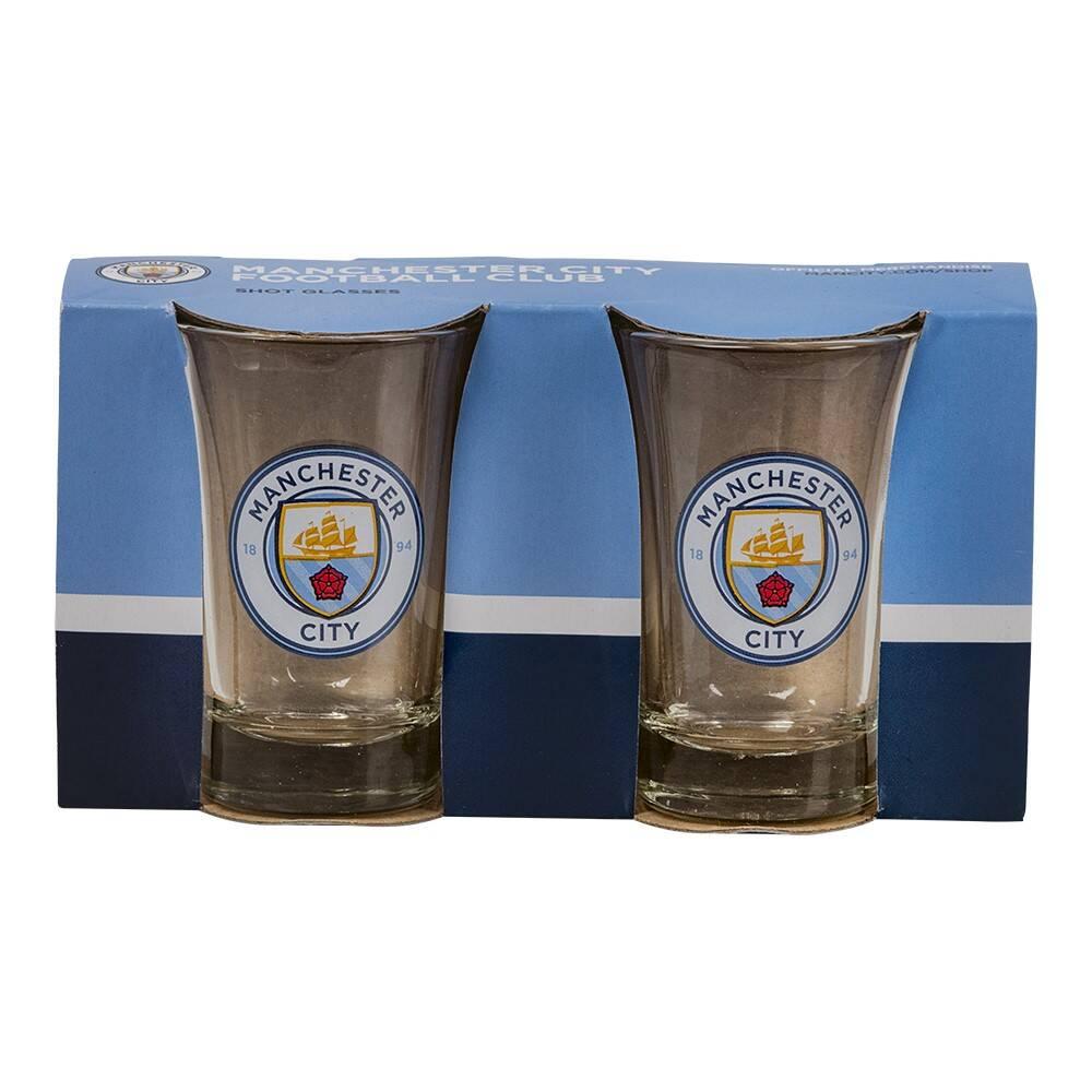 Manchester City Shotglass 2pk