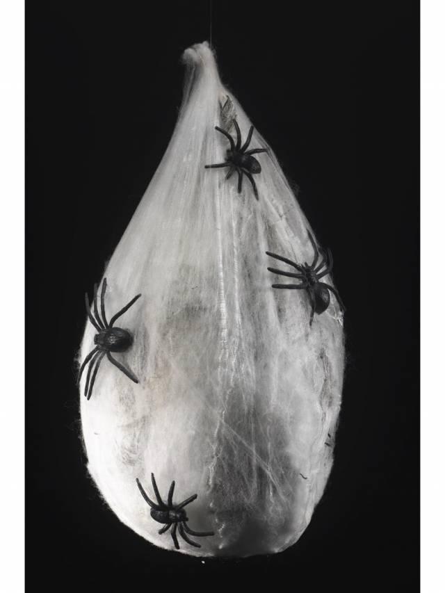 Animated Hanging Spider Larva Dekorasjon Glow