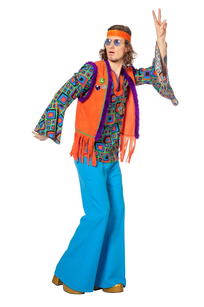 Hippie Orange & Square Skjorte Herre Deluxe