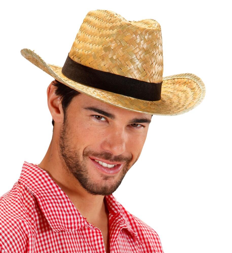 Cowboyhatt naturstrå