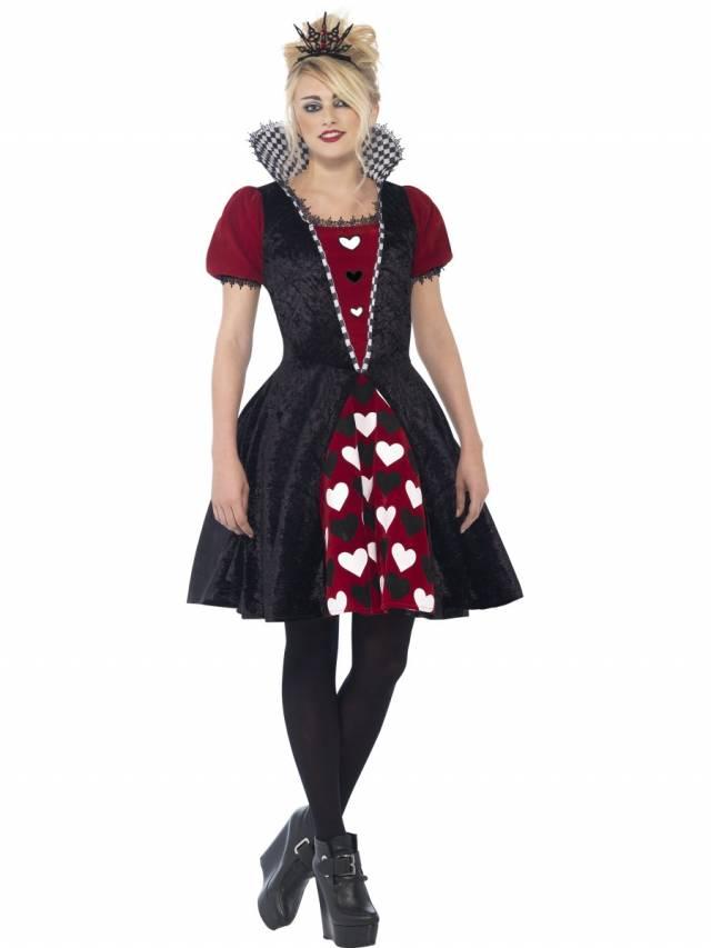 Deluxe Dark Red Queen Teenkostyme