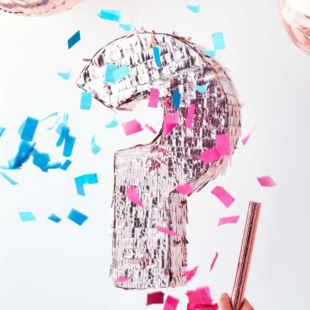 Gender Reveal Pinata - Spørsmålstegn