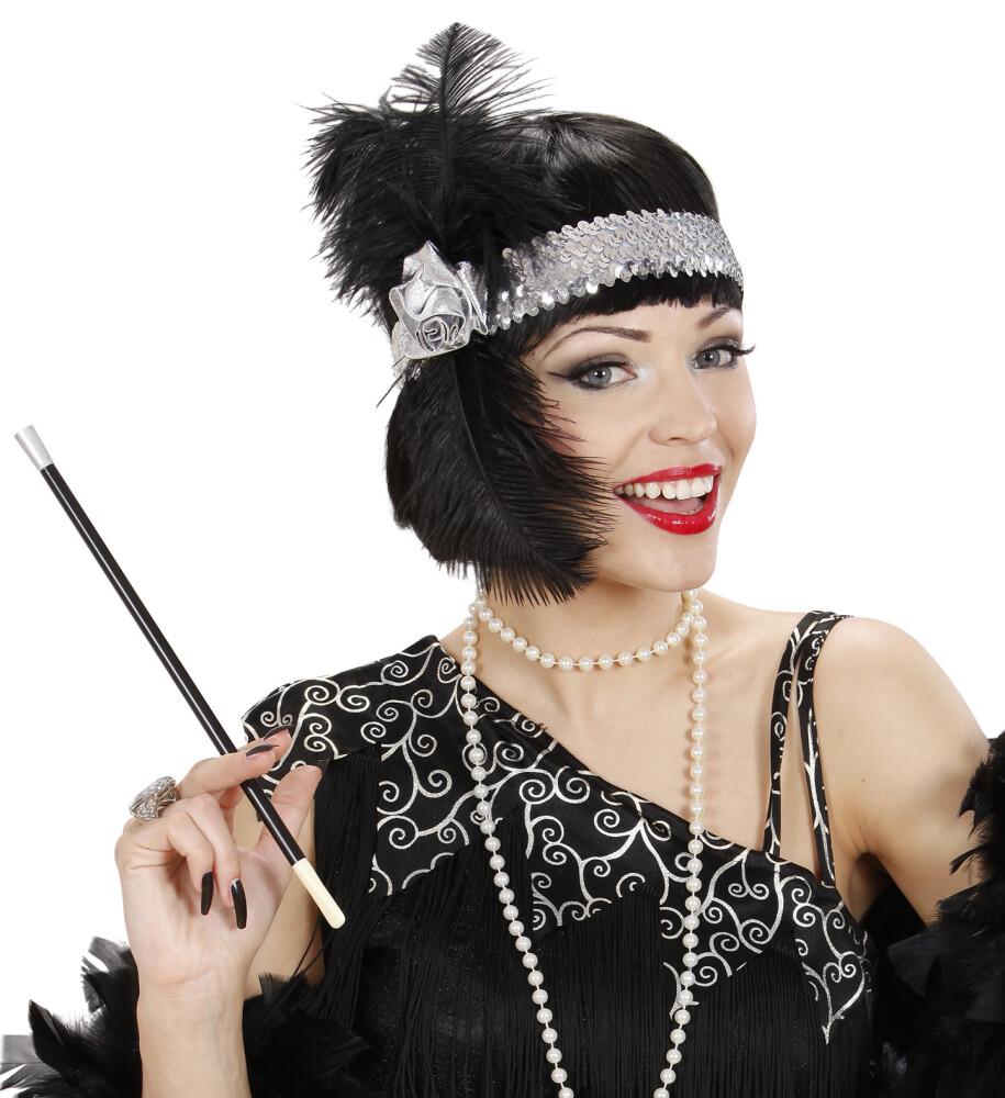 1920`s Silver Sequin Headband