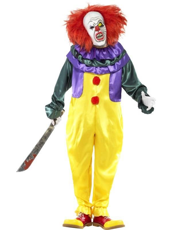 Classic Horror Clown Kostyme Deluxe