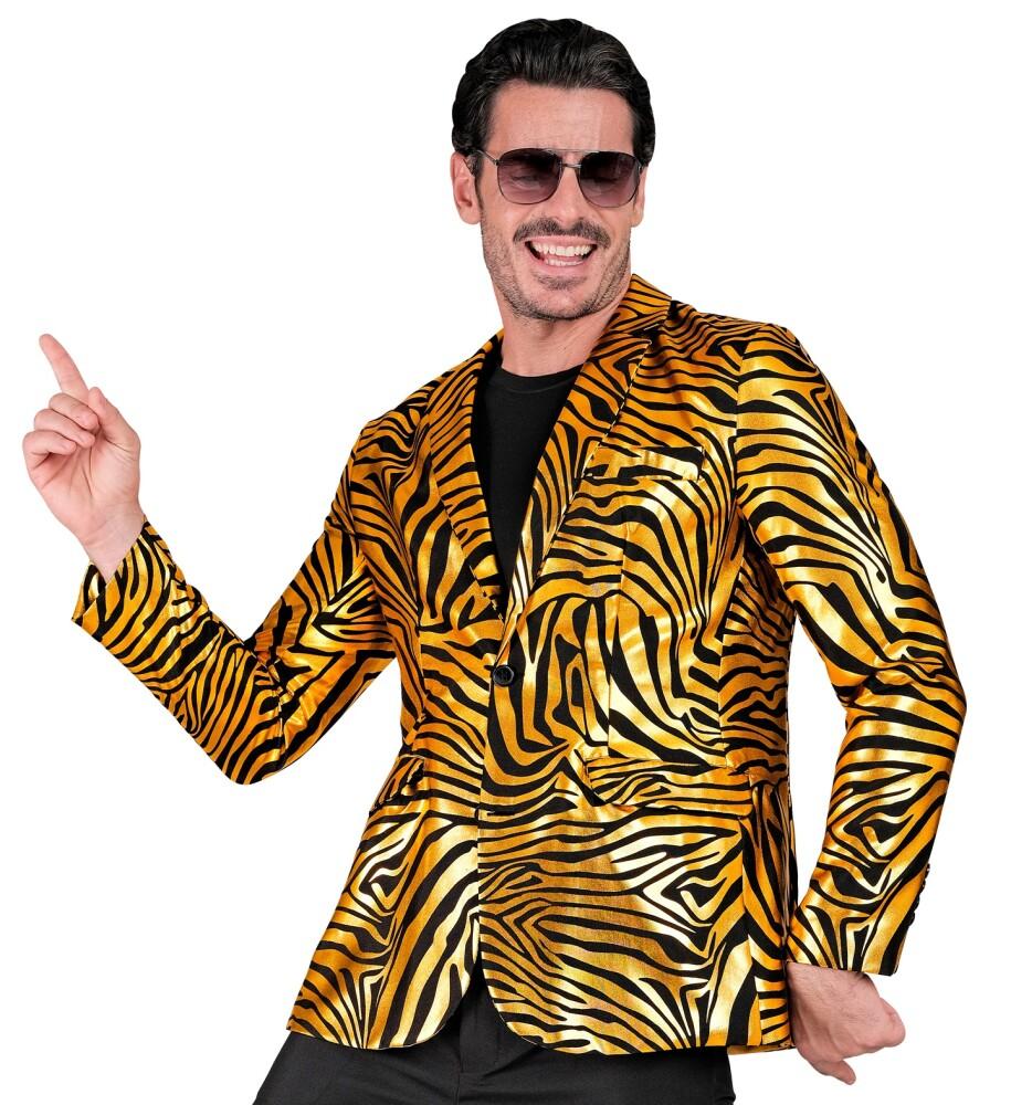 Party Jakke Gull Herre Tiger