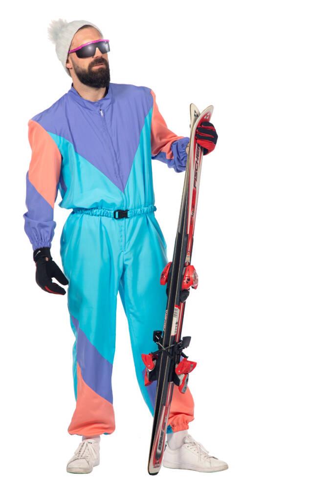 1980`s Skidress Pastell Retro Herre