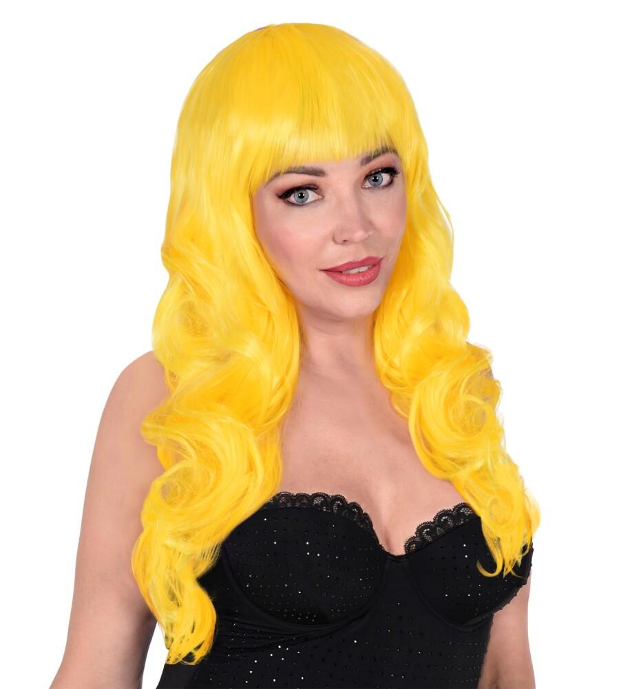 Bella Parykk Lang - Yellow