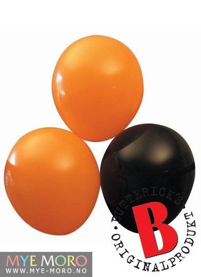 Ballonger Svarte & Orange