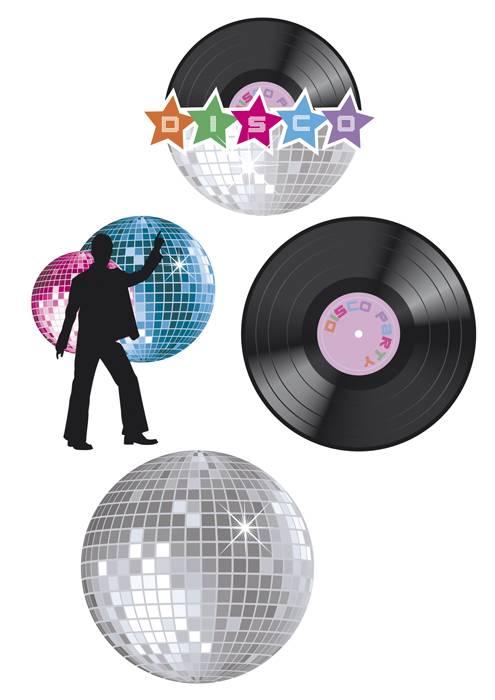 Discodekorasjon 4pk