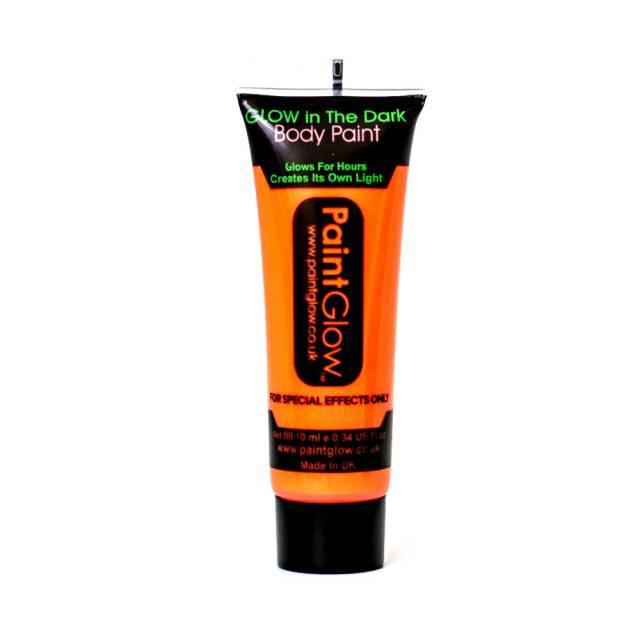 Glow in the dark Sminke Tube Orange 10ml