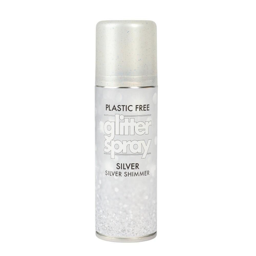 Glitterspray - Sølv Glitter