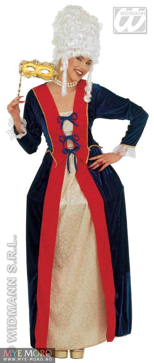 Marie Antoinette Barokk Kostyme