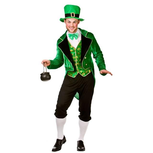 Lucky Leprechaun Deluxe Herrekostyme