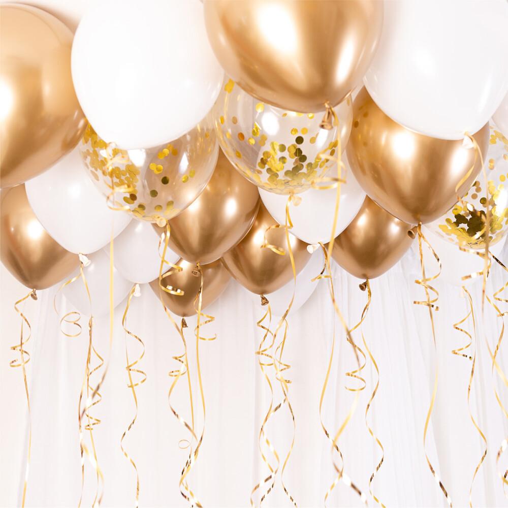 Ballong Ceiling Kit Gull / Chrome