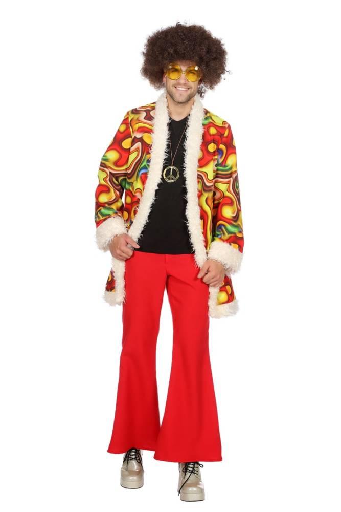Hippie Jimmy Antrekk Deluxe Herre Rød bukse