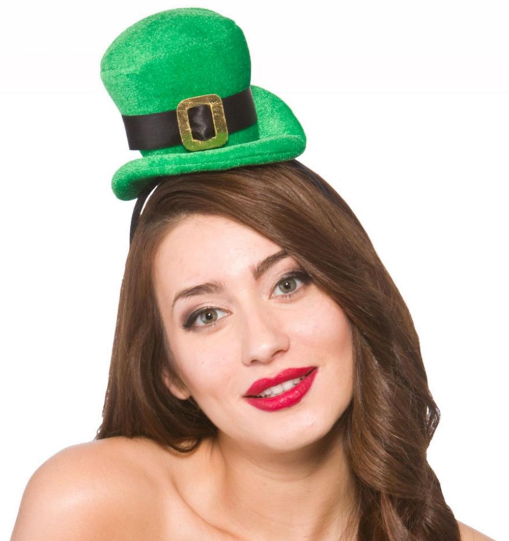 Mini St Patricks Hatt på hårbøyle