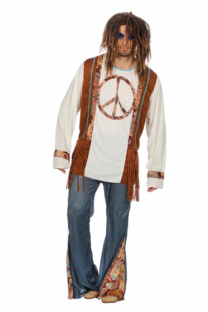 Hippie Peace Herrekostyme