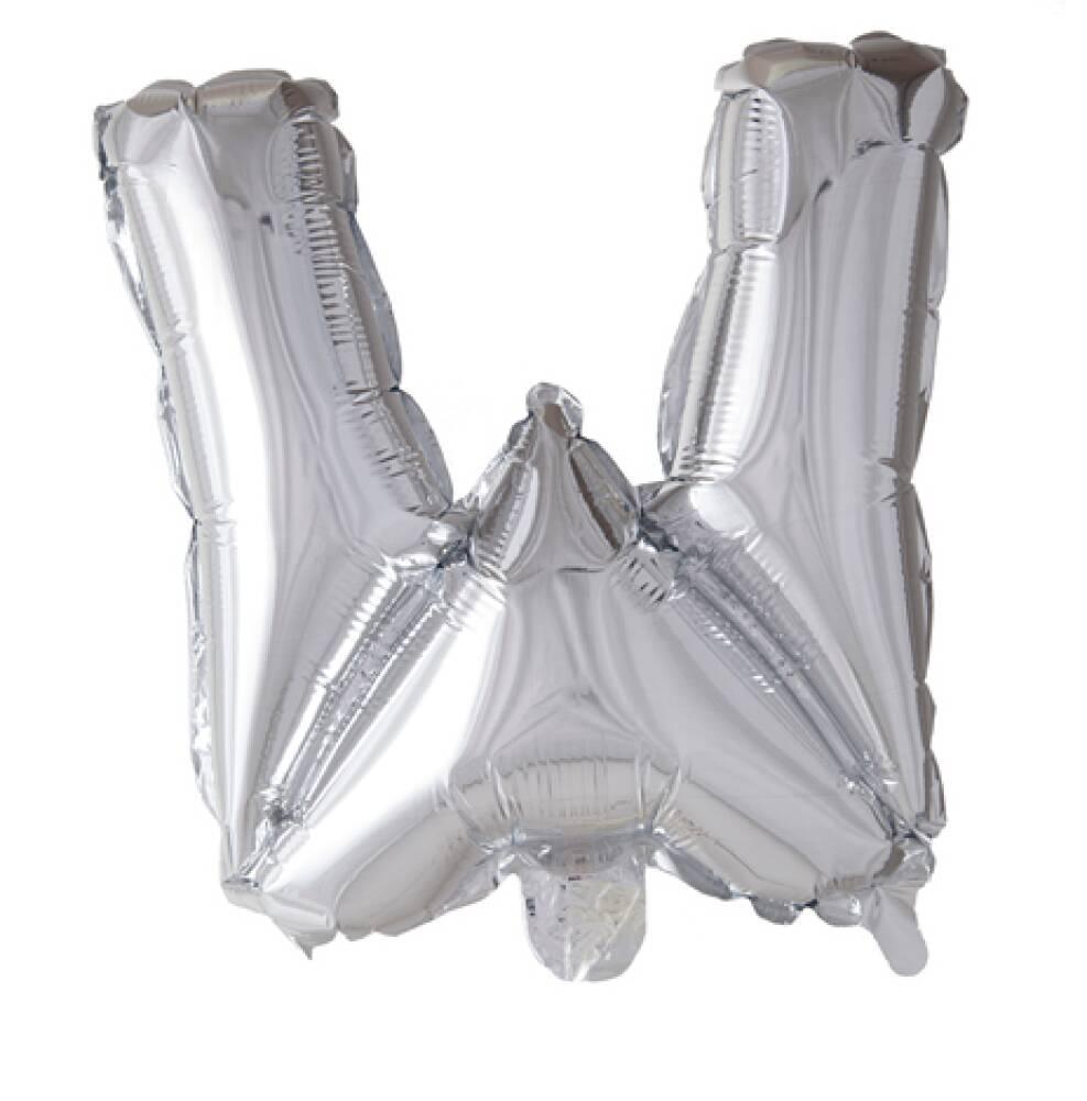Bokstavballong Sølv Folie ca 41cm W
