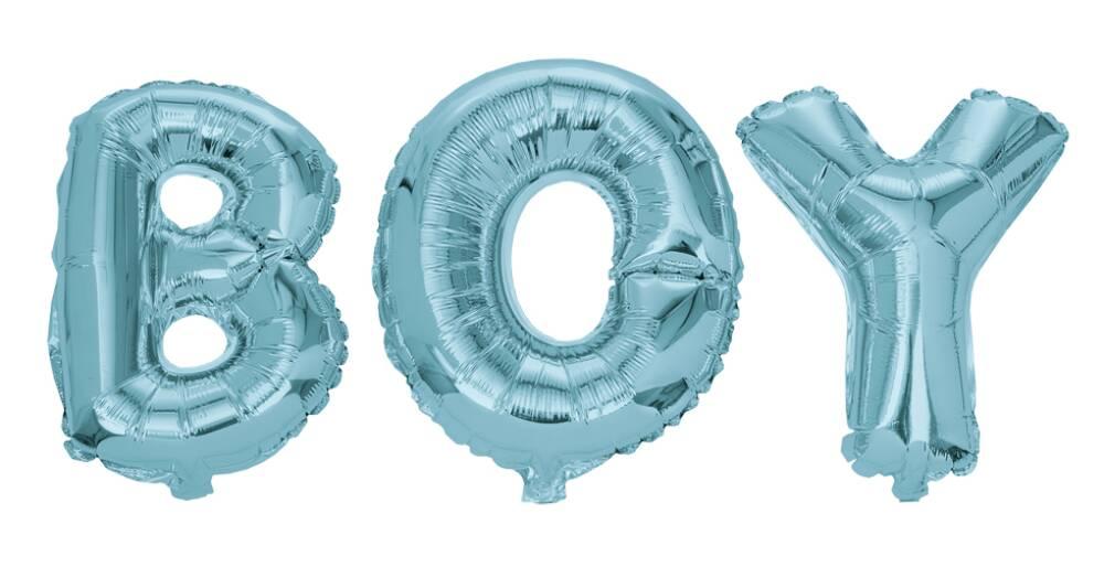 Folieballonger BOY - Babyshower