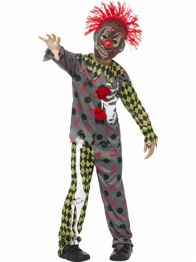 Deluxe Twisted Clown Costume Barn