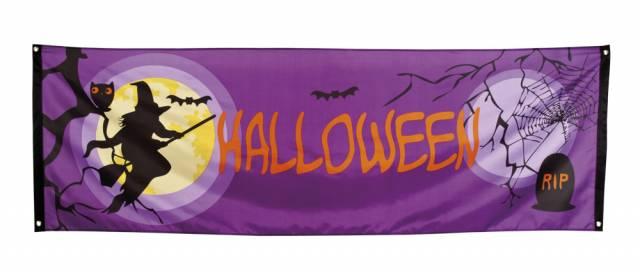 Banner Halloween Polyester 220 cm lang