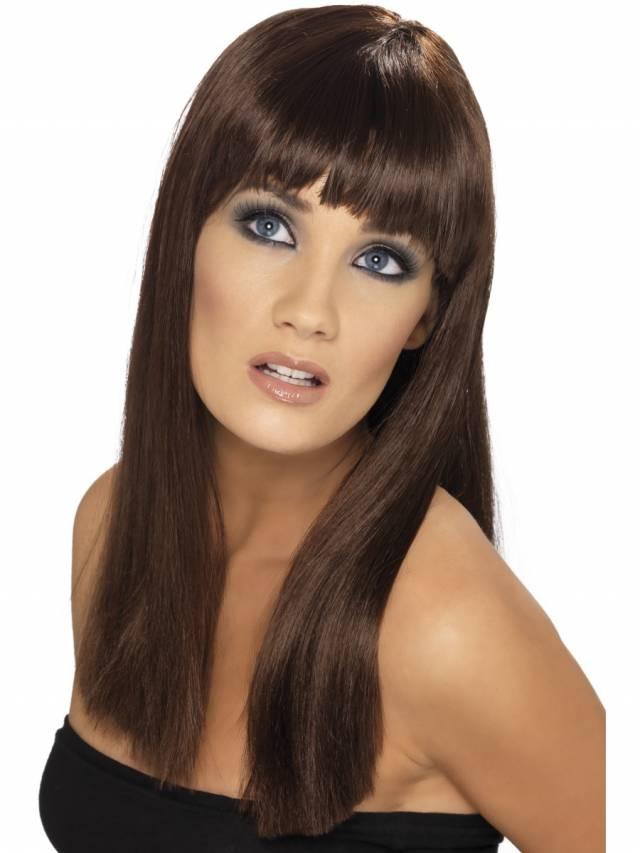 Glamourama Brun Parykk