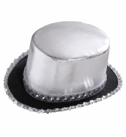 Flosshatt SØLV LAMÈ Unisex