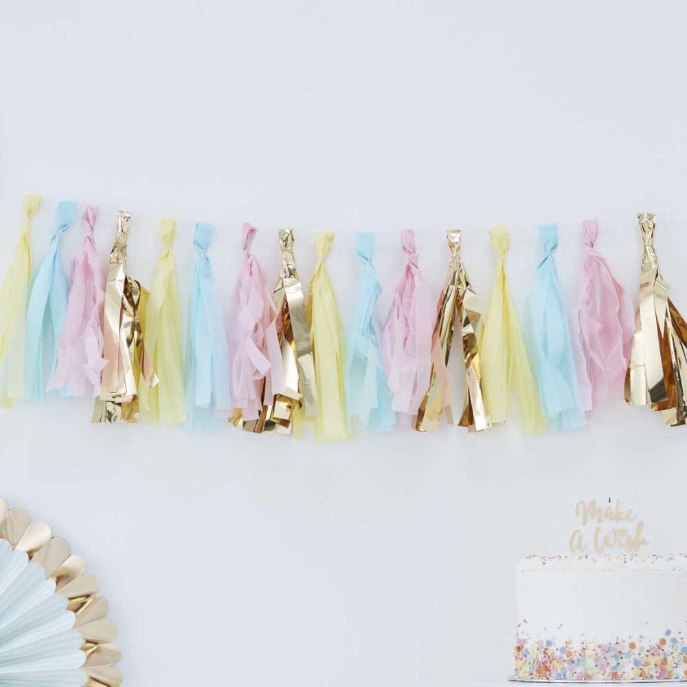 Tassel Girlang - Pastelltoner
