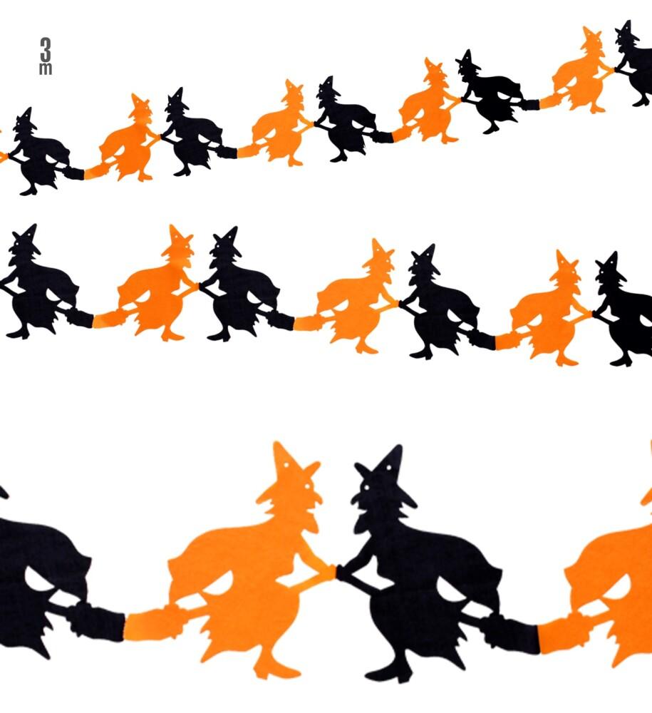 Girlang Heks - Svart og Orange