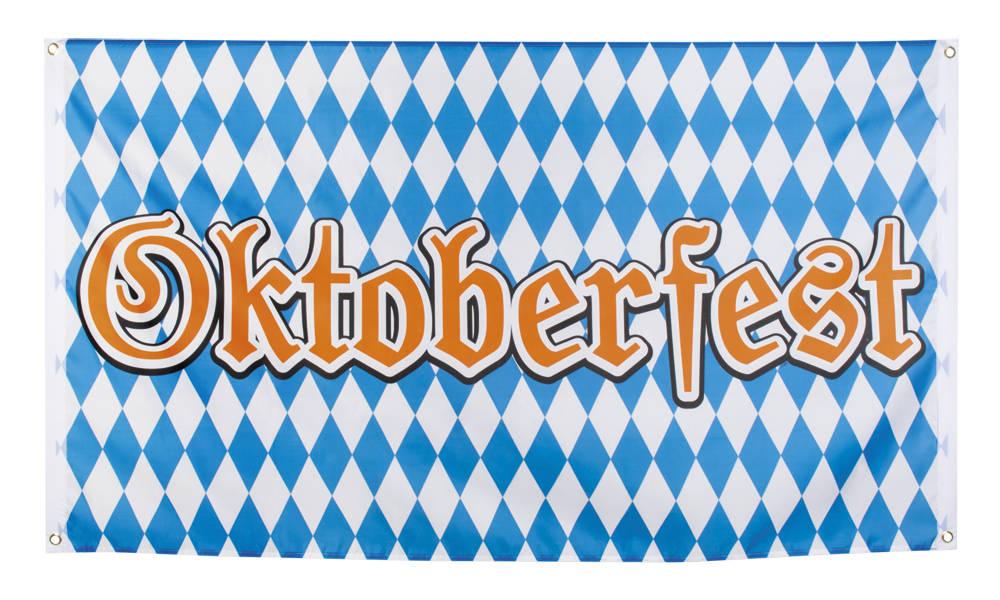 Oktoberfestflagg Polyester Stort