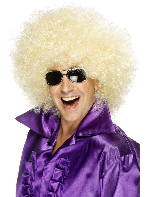 Afroparykk Mega Huge Blond