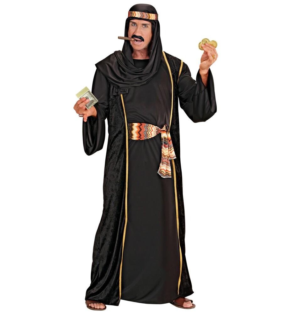 Arabisk Sheik Fløyel Svart - Bestselger