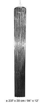 Foliedekorasjon Sølv Stor Høyde 237cm