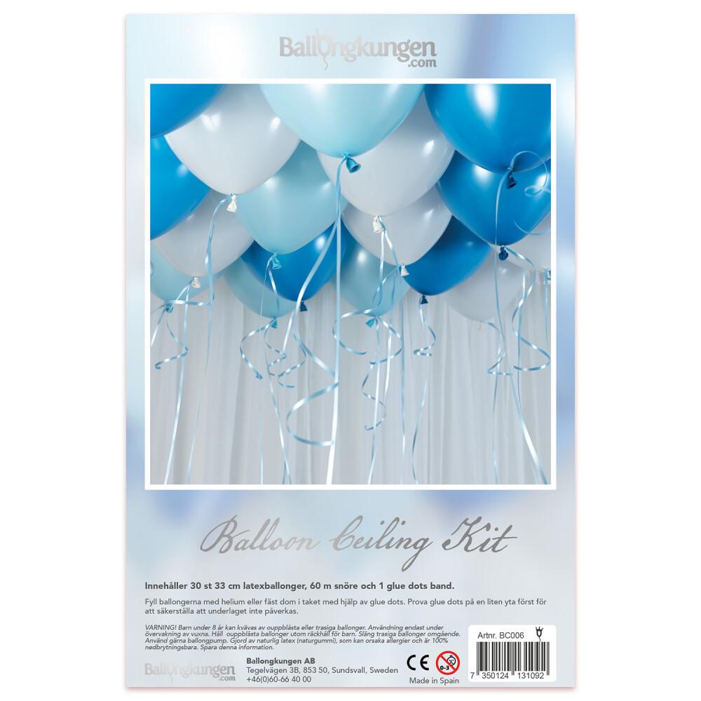 Ballong Ceiling Kit Blå Hvit