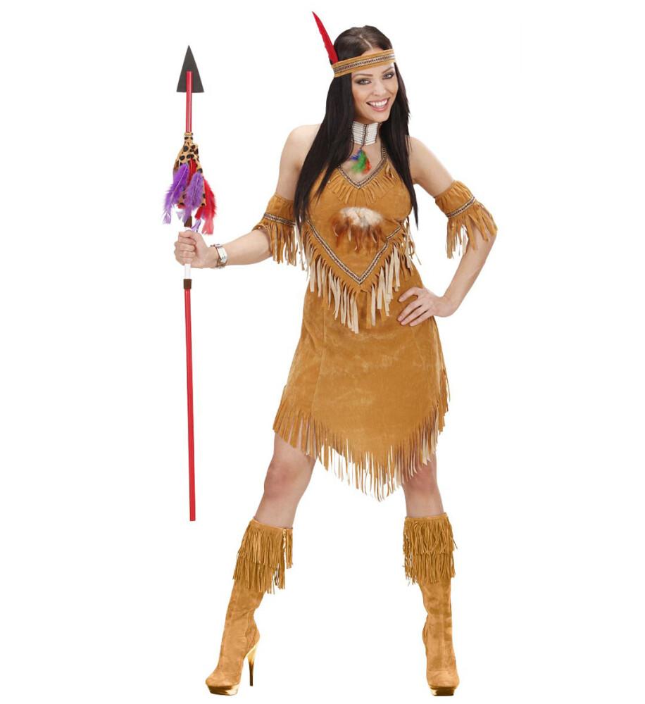 Sexy Indian Semsket Suedelook Kjole