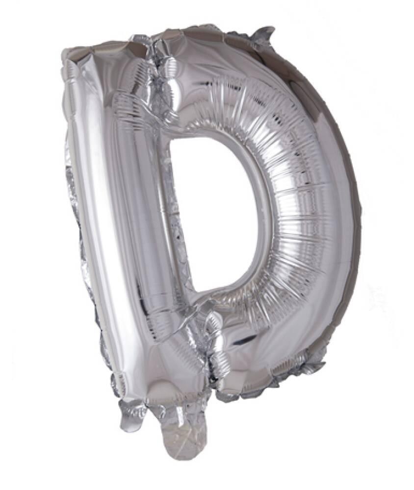 Bokstavballong Sølv Folie ca 41cm D