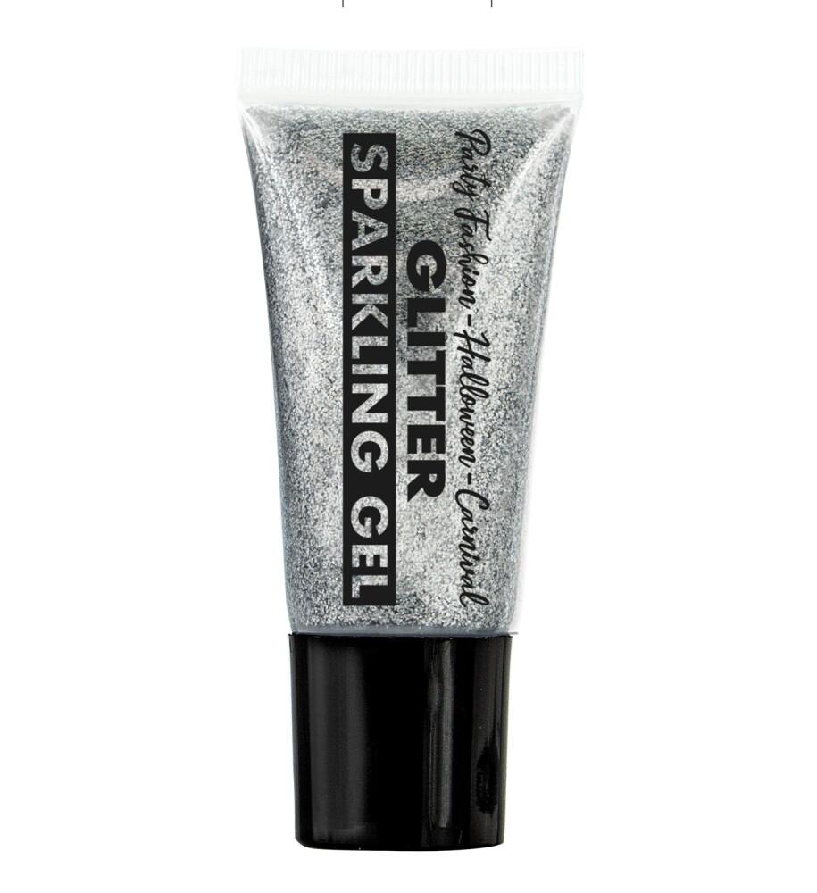 Sparkling Glitter Gel Sminke - Sølv