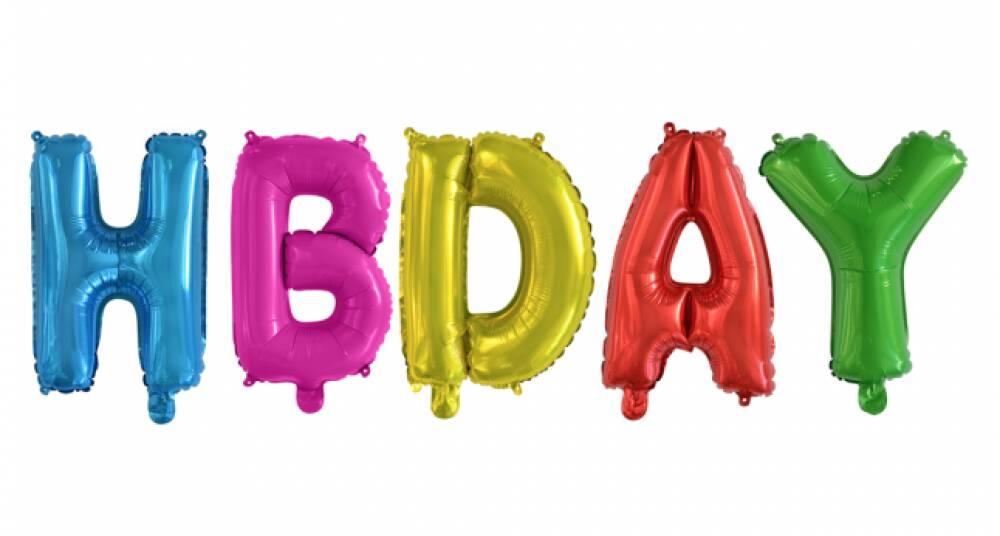 Happy Birthday Folieballong Pakke