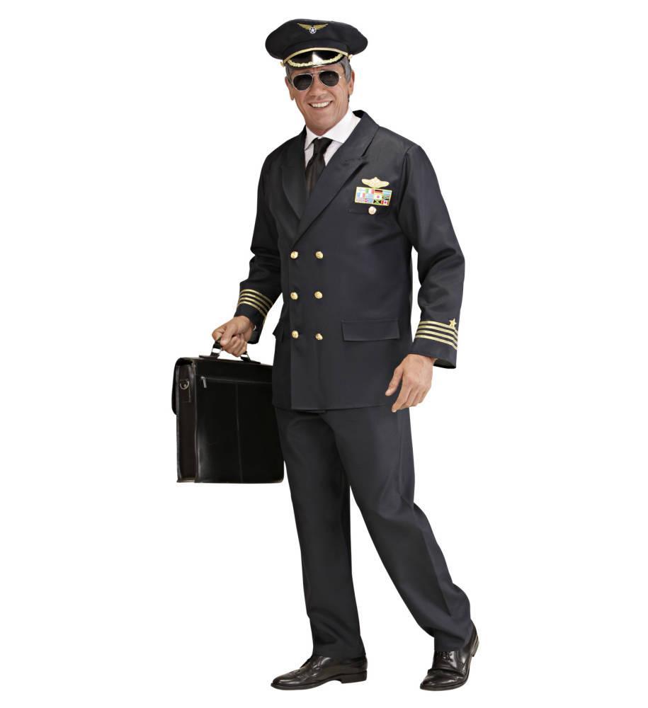 Pilot Kostyme Deluxe Heavy Fabric Herre