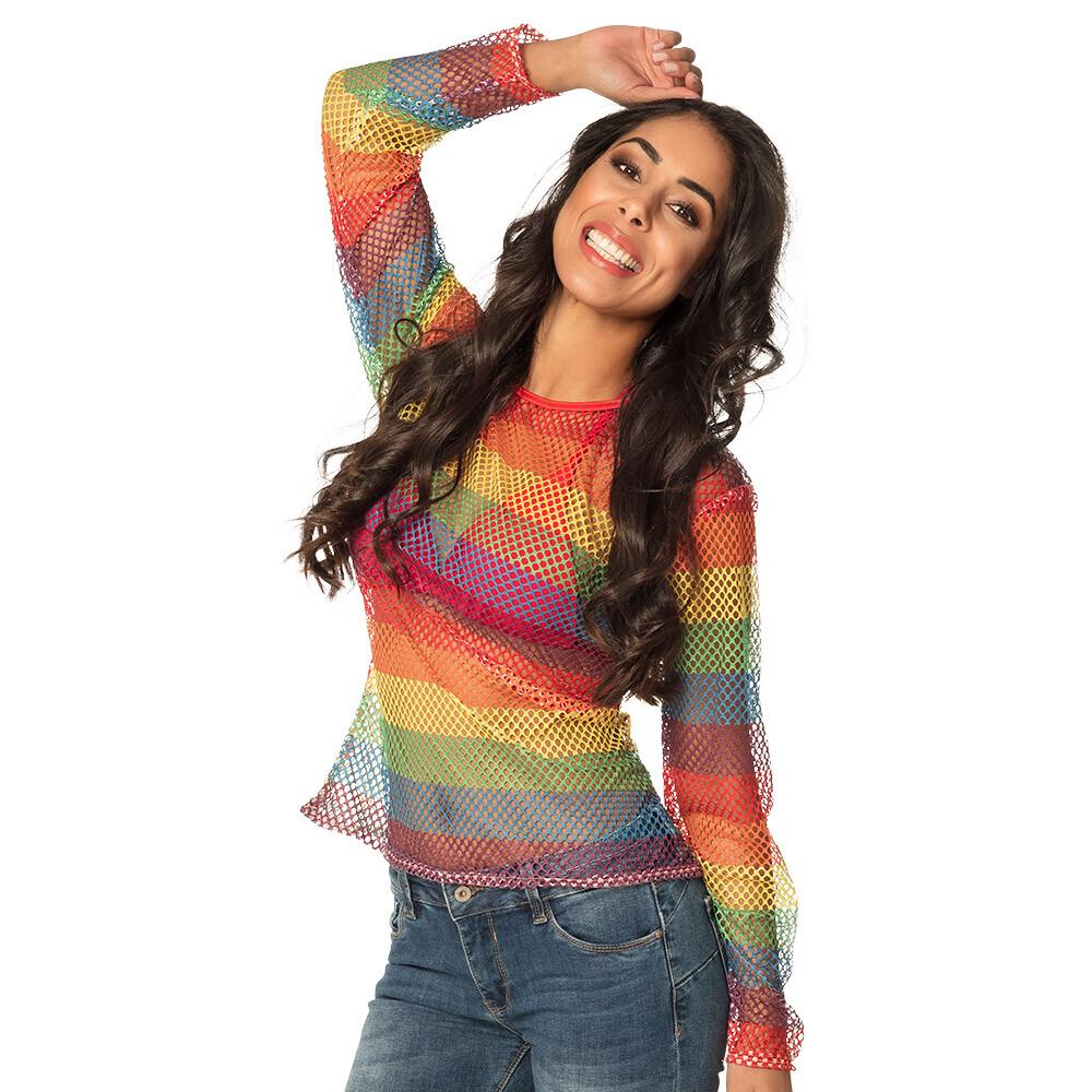 Fishnet Shirt Rainbow