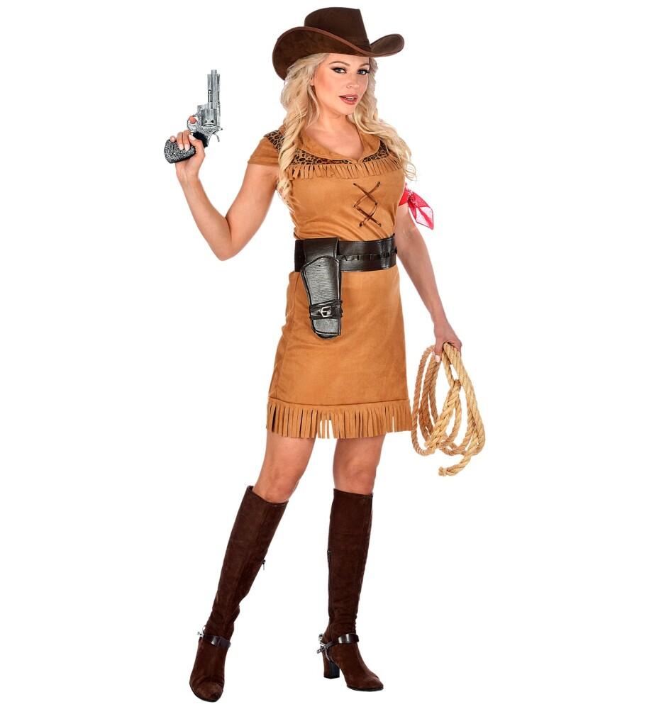 COWGIRL KLASSISK BRUN DAMEKOSTYME