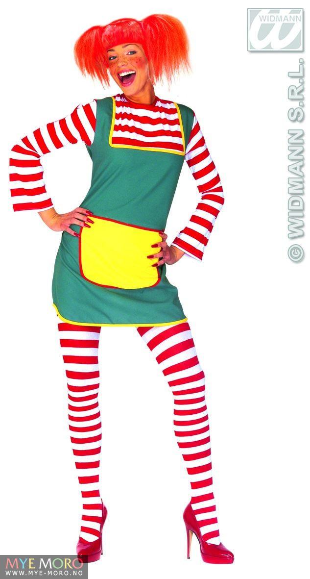 Pippi Kostyme Naughty Girl
